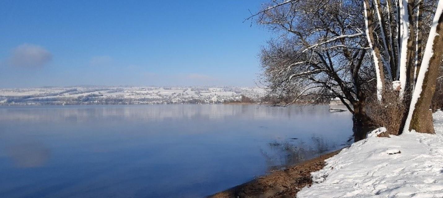verschneiter Sempachersee